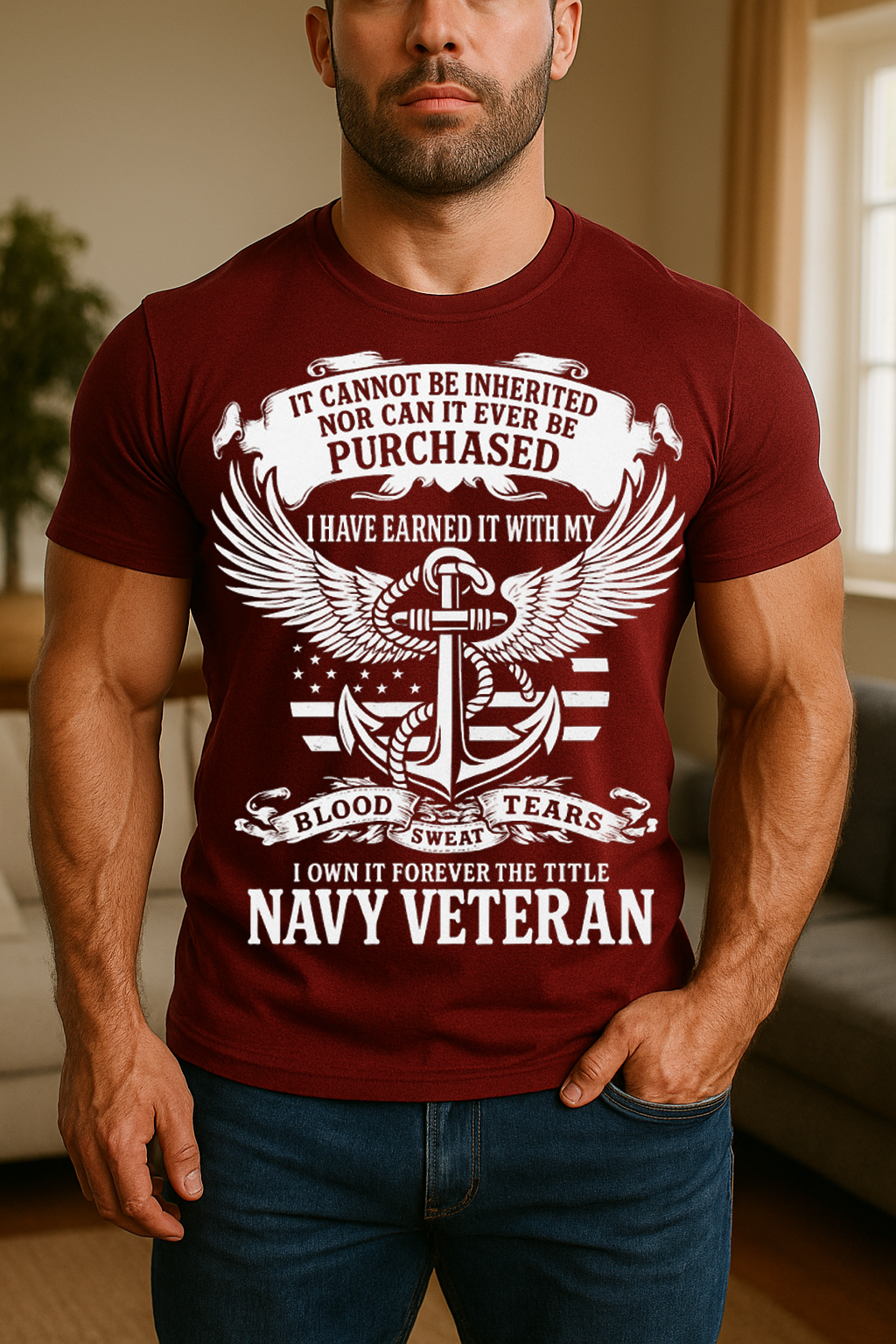 US Navy Veteran T-Shirt – Patriotic Military Service Tee Gift