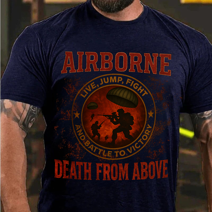 Death From Above Airborne- U.S Army Veteran Gift Classic T-Shirt