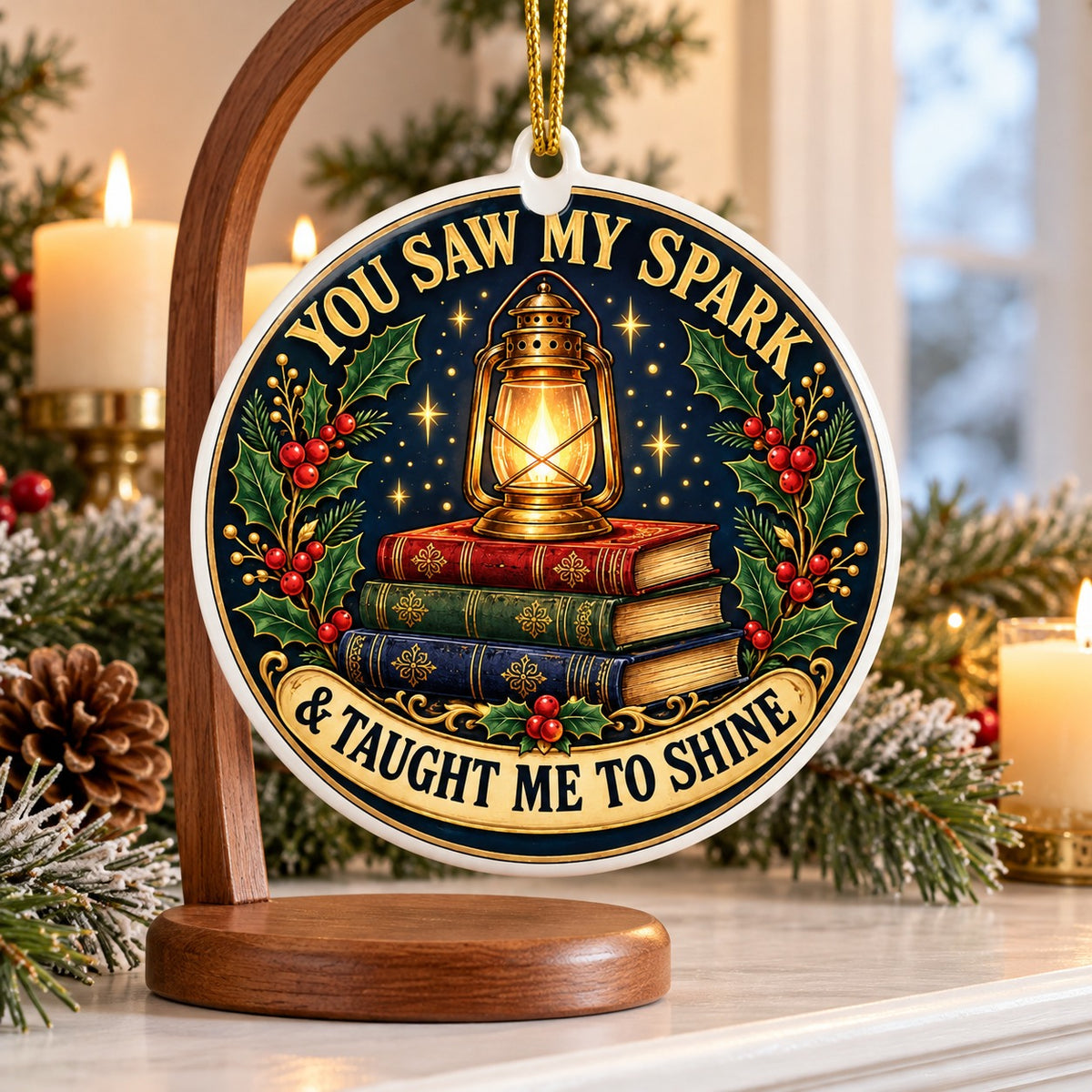 Teacher Appreciation Lantern Christmas Ornament Holiday Gift
