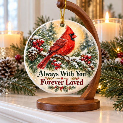 Cardinal Memorial Christmas Ornament, Always With You Keepsake
