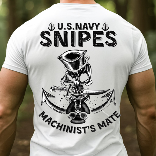 Machinist’s Mate U.S. Navy Snipes– Skull Anchor Design, Gift for Veterans Day