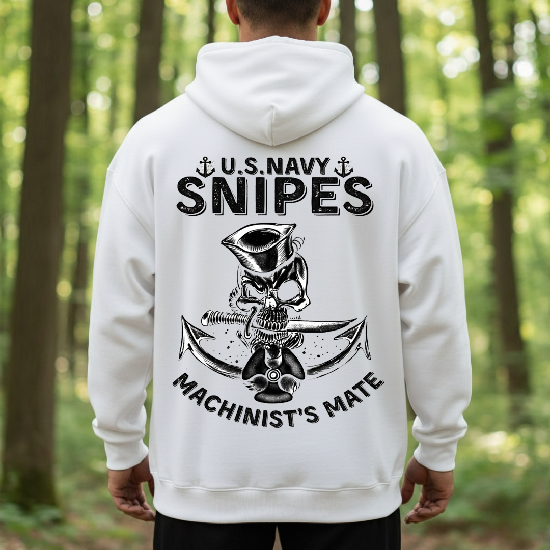 Machinist’s Mate U.S. Navy Snipes– Skull Anchor Design, Gift for Veterans Day