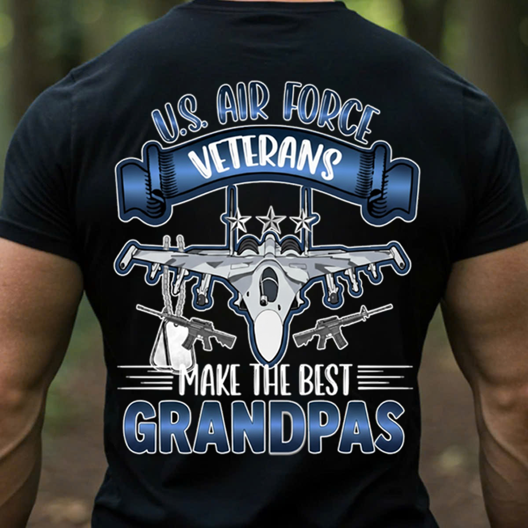 USAF Veteran Grandpa Tee – Proud Air Force Grandfather Gift T-Shirt, SweatShirt, Hoodie, Gift for Veterans Day
