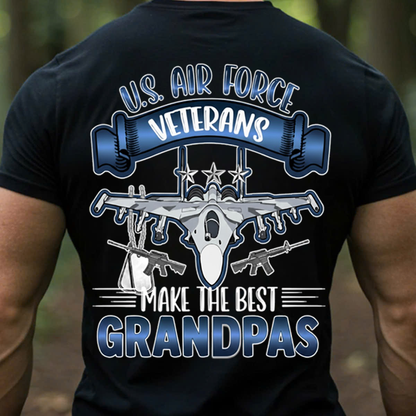 USAF Veteran Grandpa Tee – Proud Air Force Grandfather Gift T-Shirt, SweatShirt, Hoodie, Gift for Veterans Day