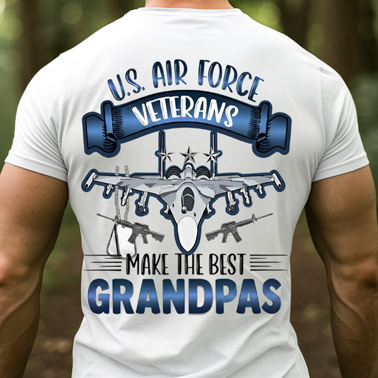 USAF Veteran Grandpa Tee – Proud Air Force Grandfather Gift T-Shirt, SweatShirt, Hoodie, Gift for Veterans Day