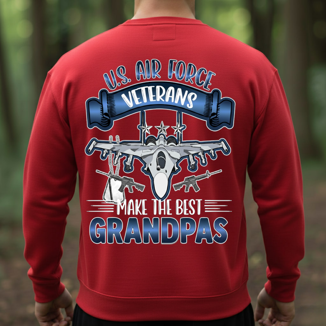 USAF Veteran Grandpa Tee – Proud Air Force Grandfather Gift T-Shirt, SweatShirt, Hoodie, Gift for Veterans Day