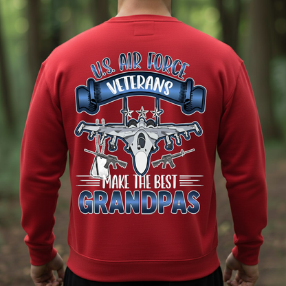USAF Veteran Grandpa Tee – Proud Air Force Grandfather Gift T-Shirt, SweatShirt, Hoodie, Gift for Veterans Day