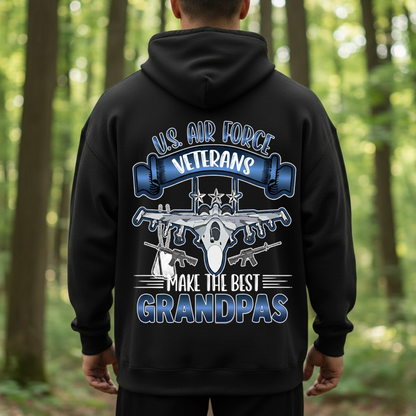 USAF Veteran Grandpa Tee – Proud Air Force Grandfather Gift T-Shirt, SweatShirt, Hoodie, Gift for Veterans Day