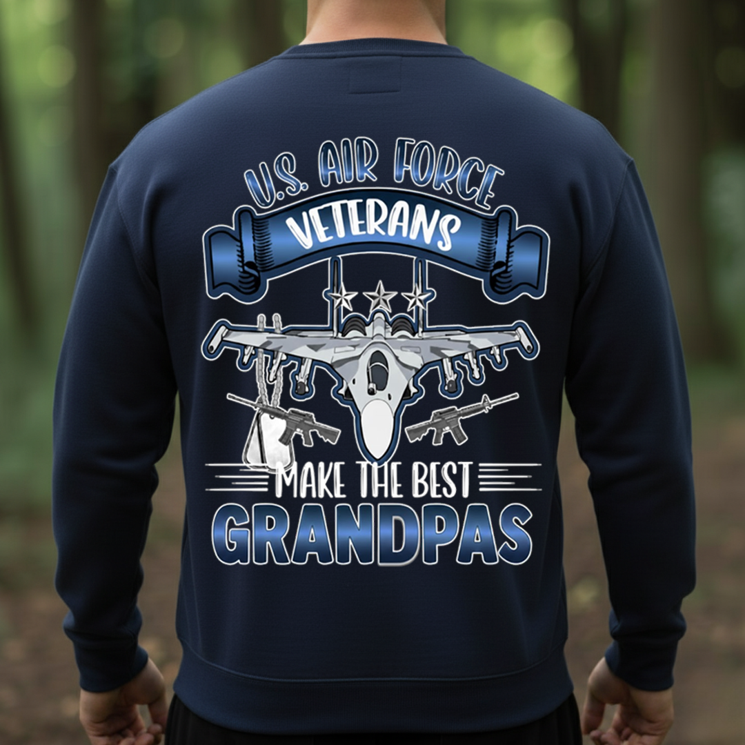 USAF Veteran Grandpa Tee – Proud Air Force Grandfather Gift T-Shirt, SweatShirt, Hoodie, Gift for Veterans Day