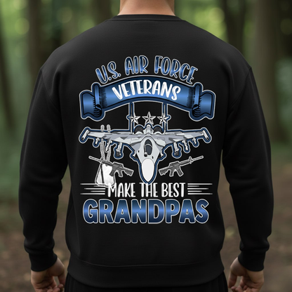 USAF Veteran Grandpa Tee – Proud Air Force Grandfather Gift T-Shirt, SweatShirt, Hoodie, Gift for Veterans Day
