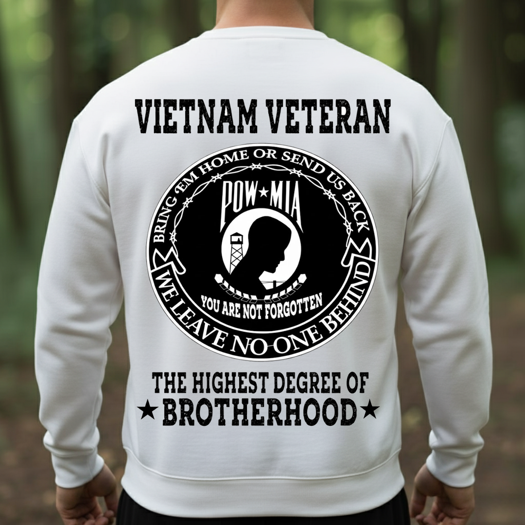 Vietnam Veteran POW MIA Brotherhood Shirt – Bring ’Em Home or Send Us Back", Gift for Veterans Day