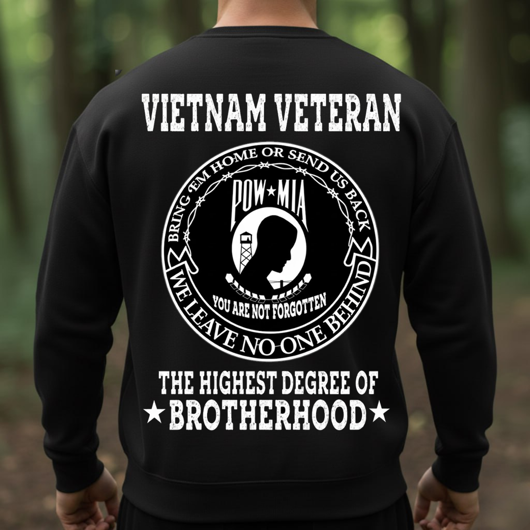 Vietnam Veteran POW MIA Brotherhood Shirt – Bring ’Em Home or Send Us Back", Gift for Veterans Day