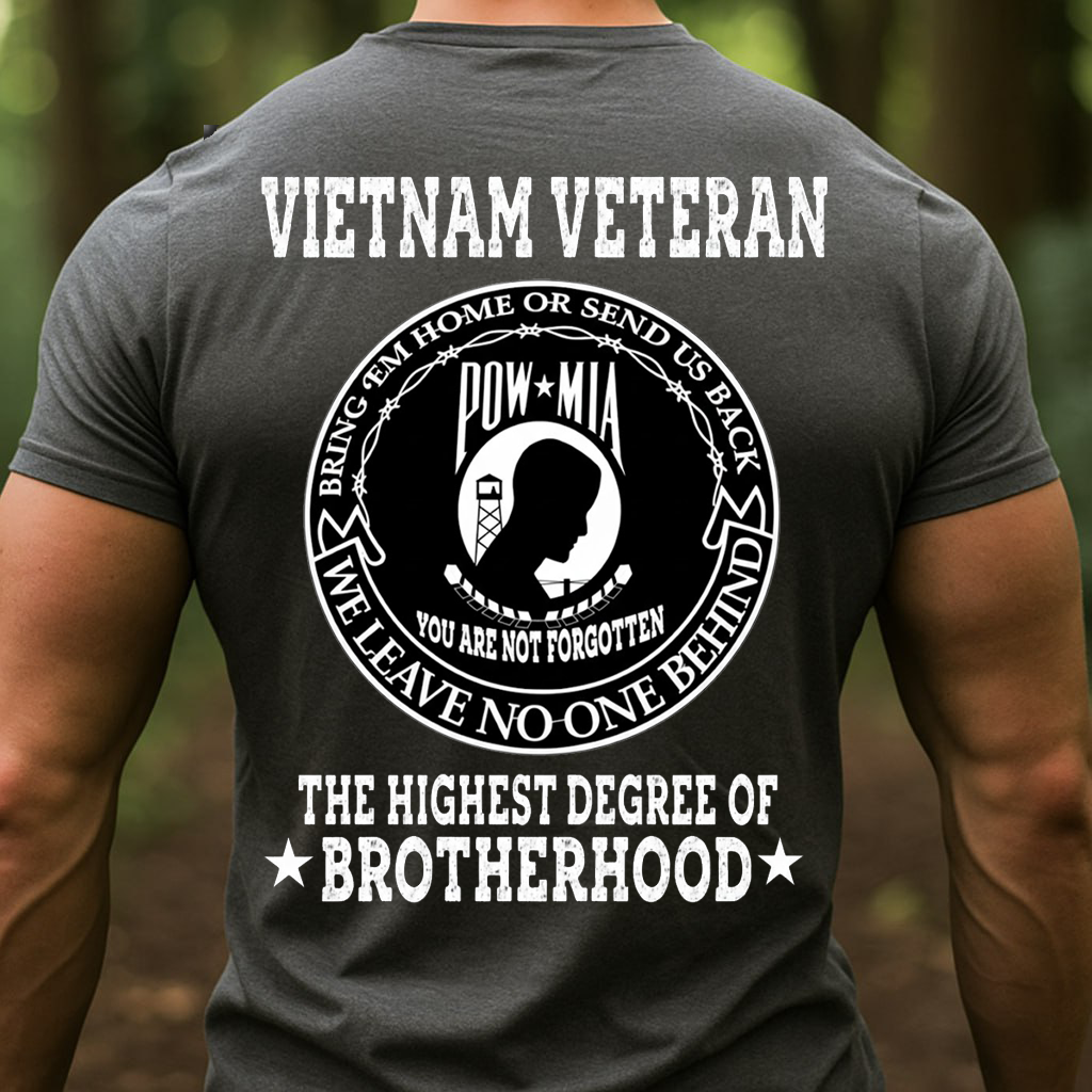 Vietnam Veteran POW MIA Brotherhood Shirt – Bring ’Em Home or Send Us Back", Gift for Veterans Day