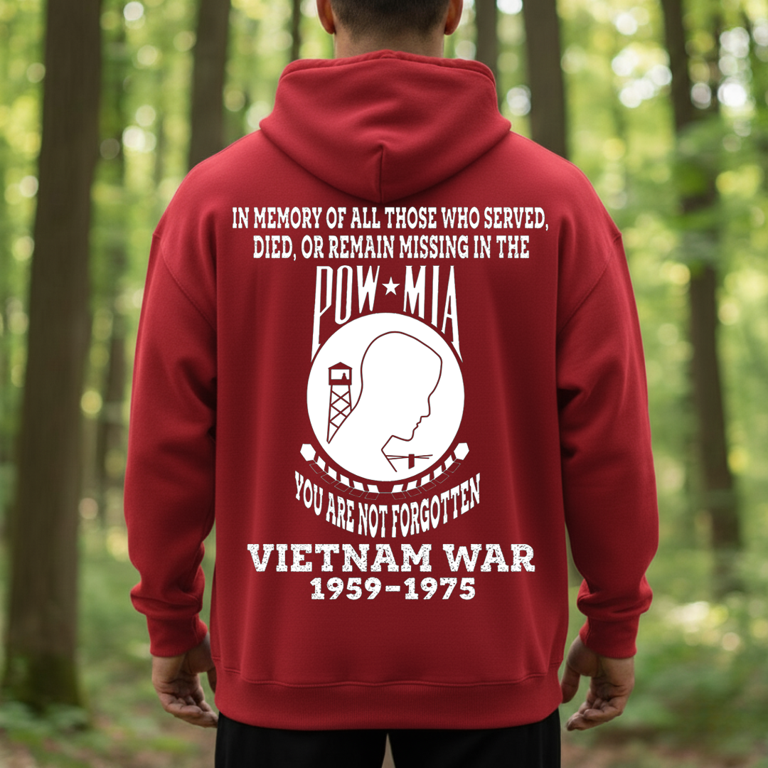 POW MIA Vietnam War Shirt – You Are Not Forgotten Veteran Tee, Gift for Veterans Day