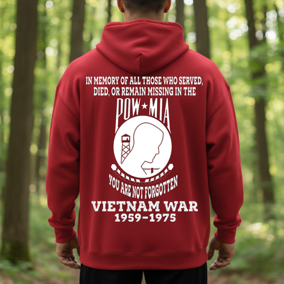 POW MIA Vietnam War Shirt – You Are Not Forgotten Veteran Tee, Gift for Veterans Day