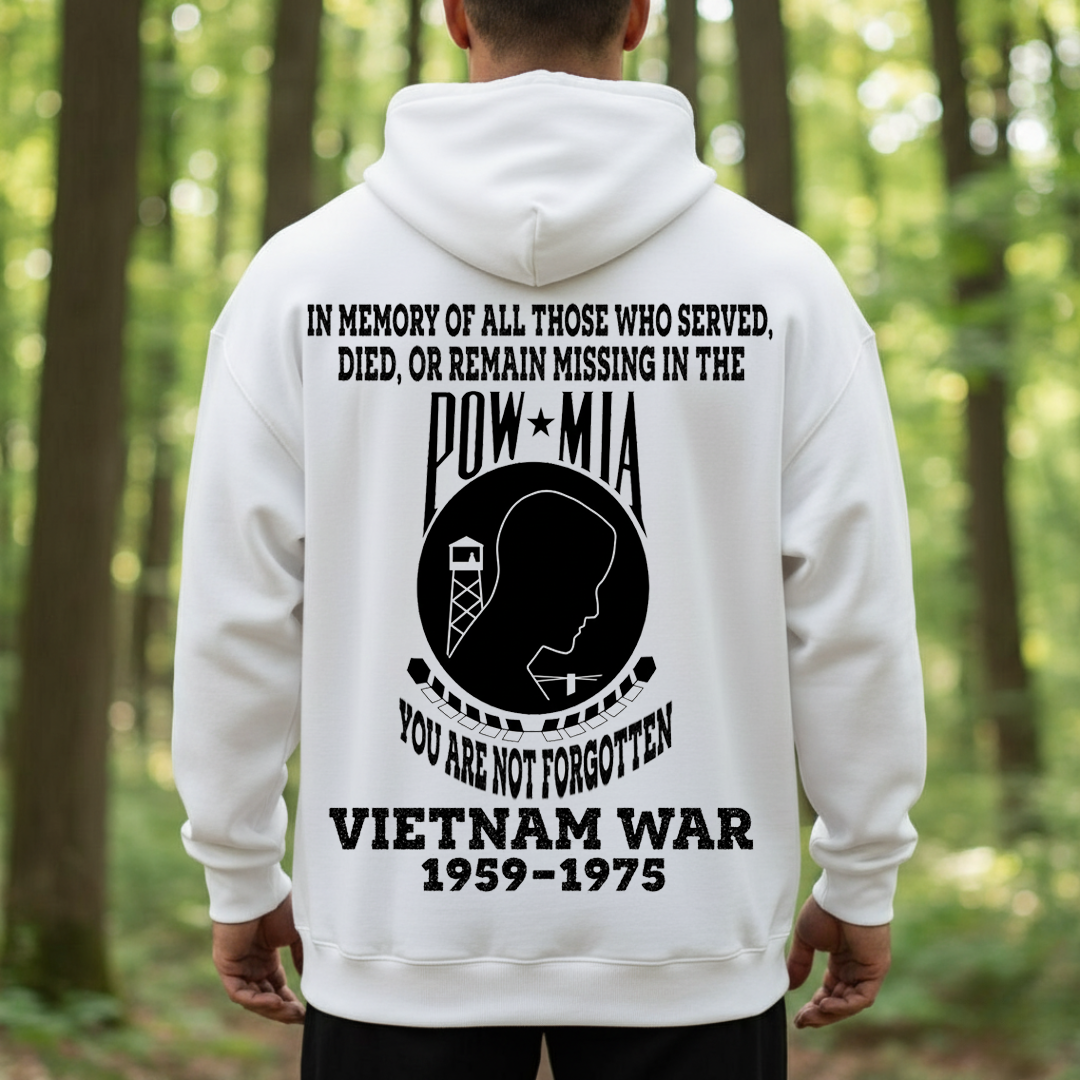 POW MIA Vietnam War Shirt – You Are Not Forgotten Veteran Tee, Gift for Veterans Day