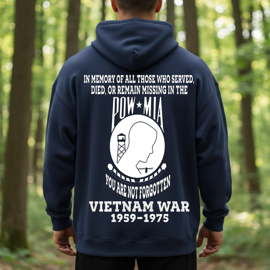 POW MIA Vietnam War Shirt – You Are Not Forgotten Veteran Tee, Gift for Veterans Day
