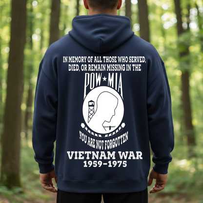 POW MIA Vietnam War Shirt – You Are Not Forgotten Veteran Tee, Gift for Veterans Day