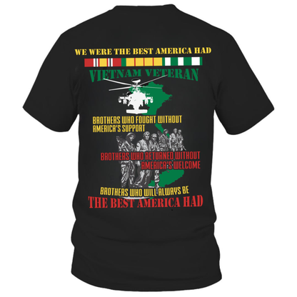 Vietnam Veteran T-Shirt - Honoring Brave Soldiers, Made in USA - Support Our Heroes