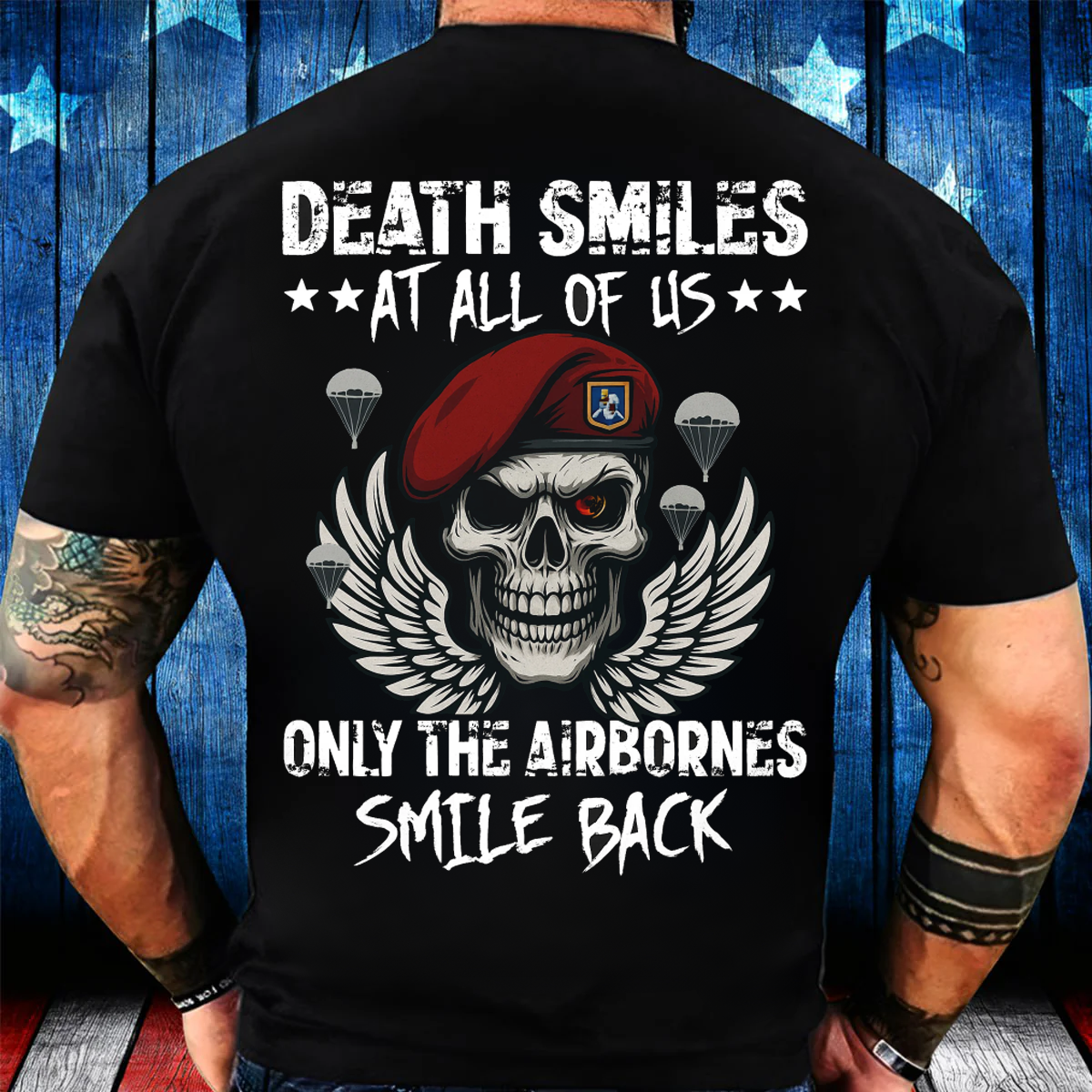 The Airborne Response T-Shirt, Military Patriotic Veteran Design, Perfect Gift for Veterans Day