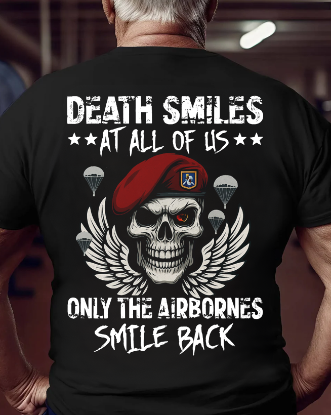 The Airborne Response T-Shirt, Military Patriotic Veteran Design, Perfect Gift for Veterans Day