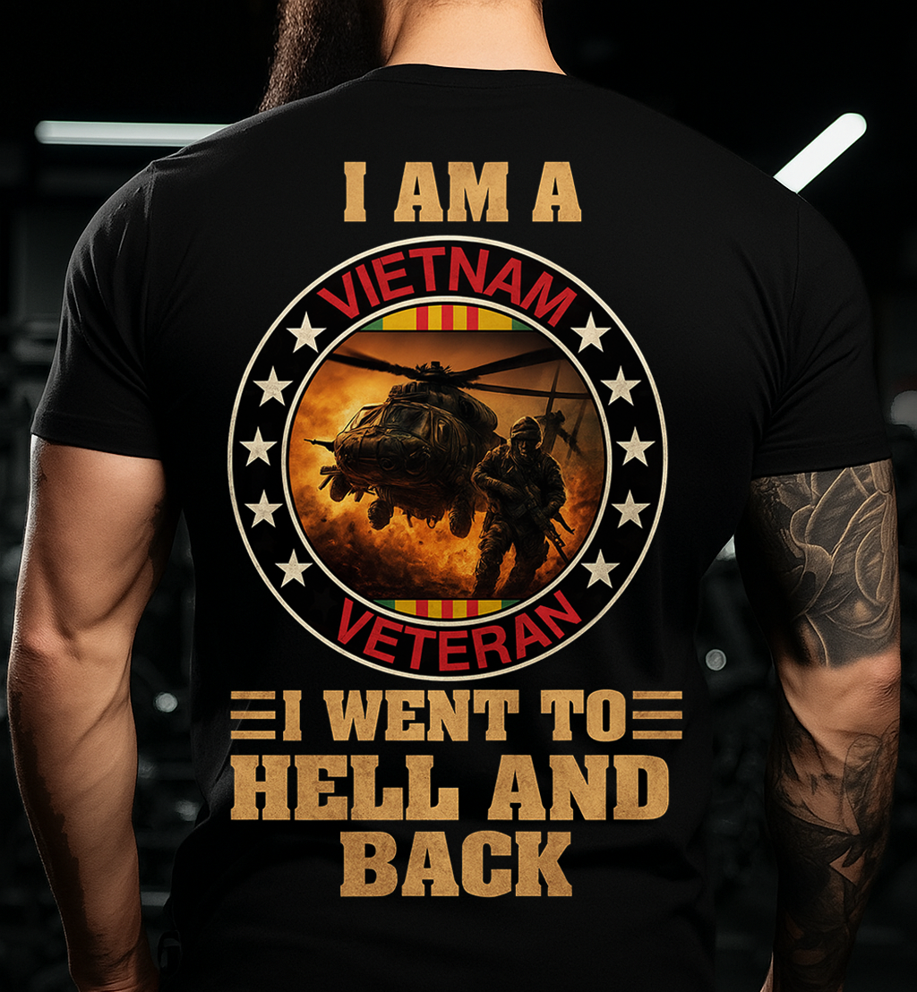 Vietnam Veteran Shirt – A Tribute to Fathers and Brave Men Who Fought and Returned Gift For Men's and Husband