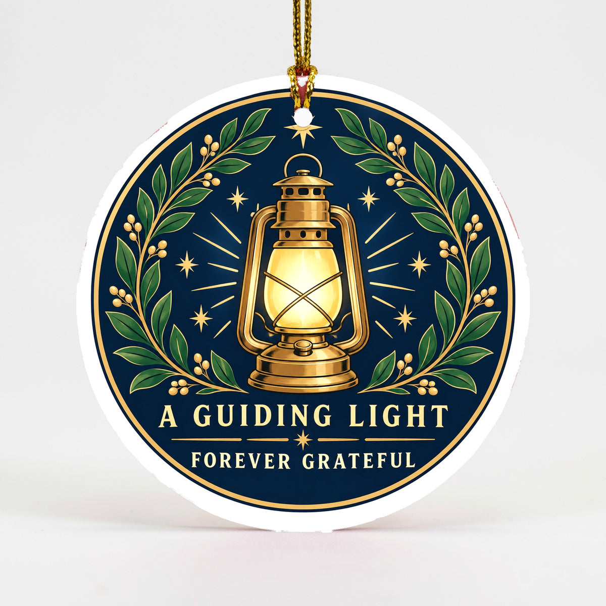 Guiding Light Ceramic Christmas Ornament, Mentor and Teacher Gift