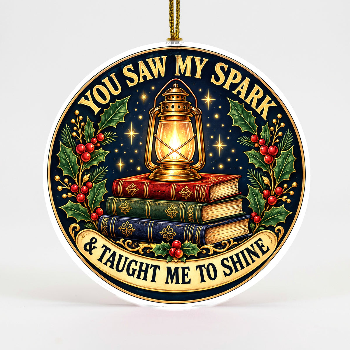 Teacher Appreciation Lantern Christmas Ornament Holiday Gift