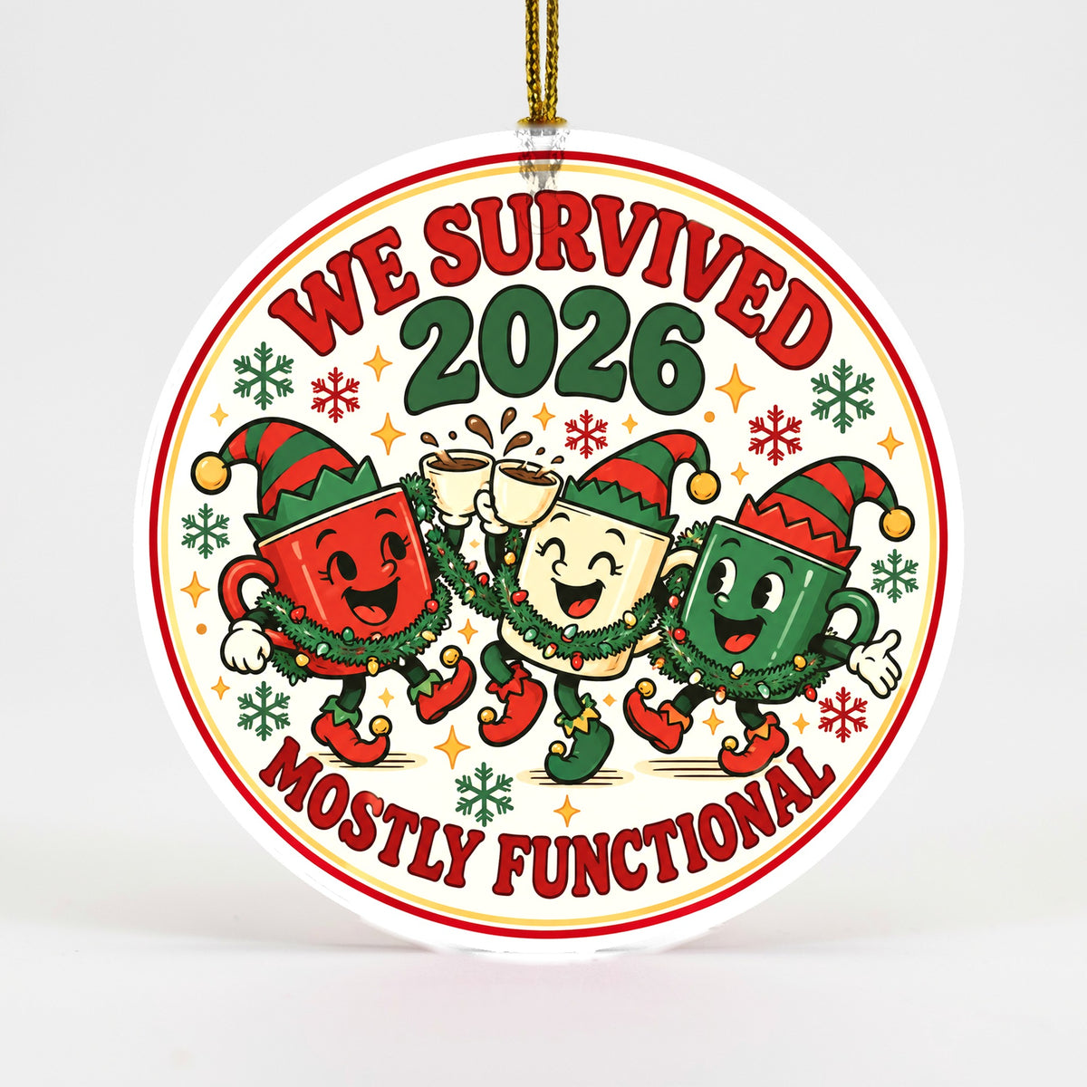 Mostly Functional Team Ornament for Coworker Secret Santa