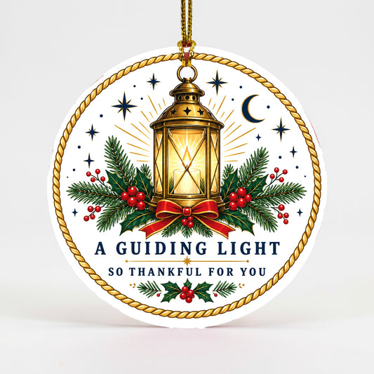 Guiding Light Mentor Christmas Ornament, Thank You Gift Keepsake