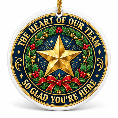 Team Bright Star Appreciation Ceramic Christmas Ornament