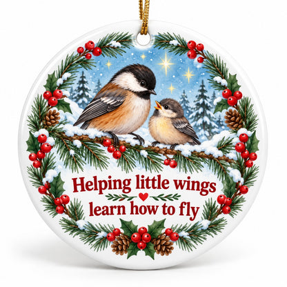 Little Wings Christmas Ornament, Caregiver Appreciation Holiday Gift