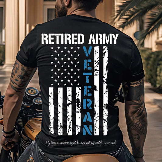 U.S Veteran Shirt - Retired Army