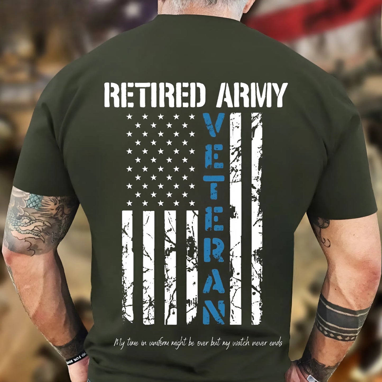 U.S Veteran Shirt - Retired Army