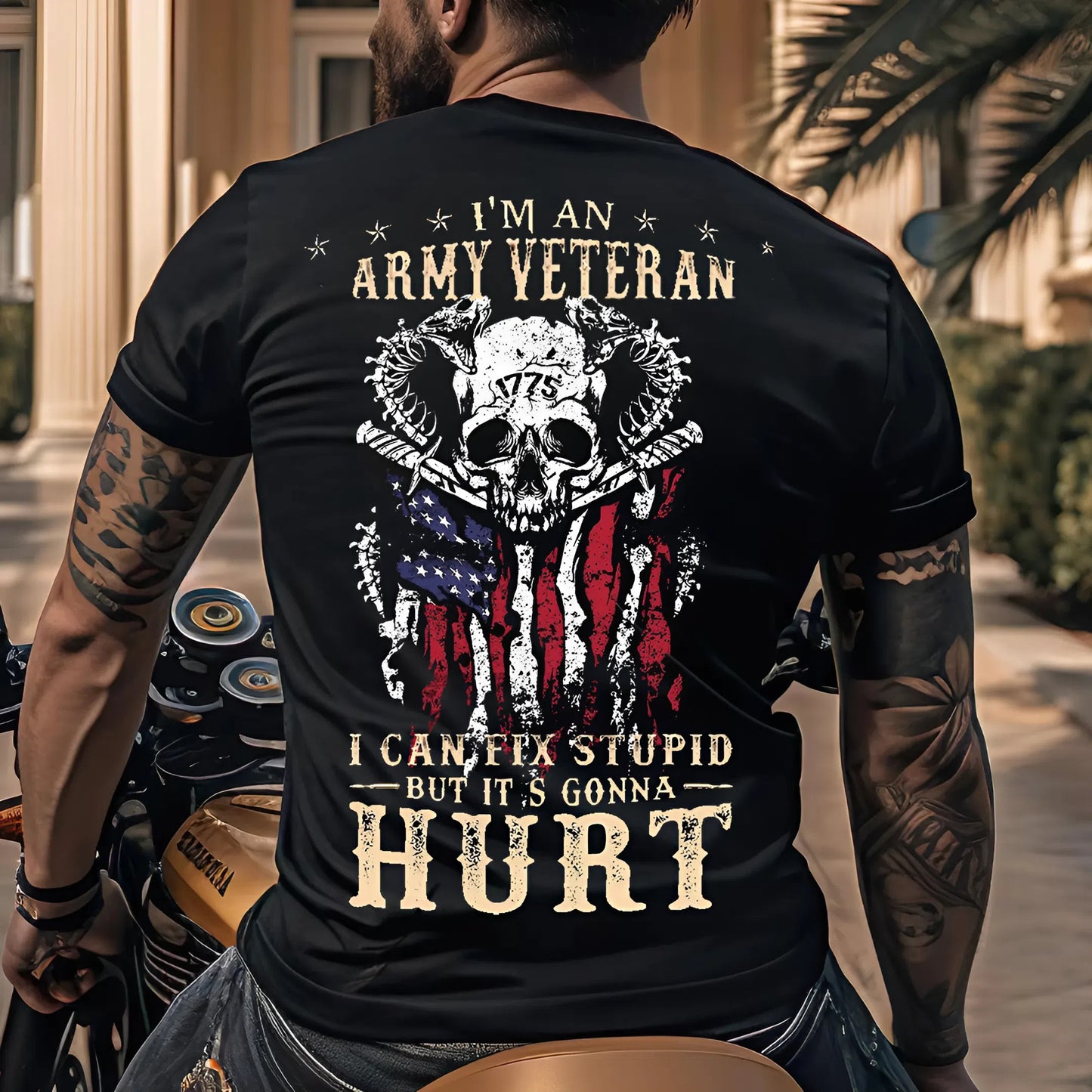 U.S. Veteran Shirt - I Can Fix Stupid - Funny Veteran Shirt, Perfect Gift For Veteran - Bold Military Humor (Copy)