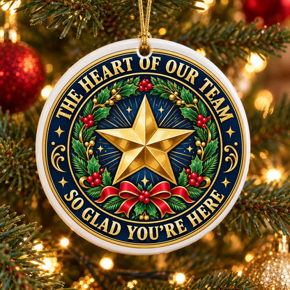 Team Bright Star Appreciation Ceramic Christmas Ornament