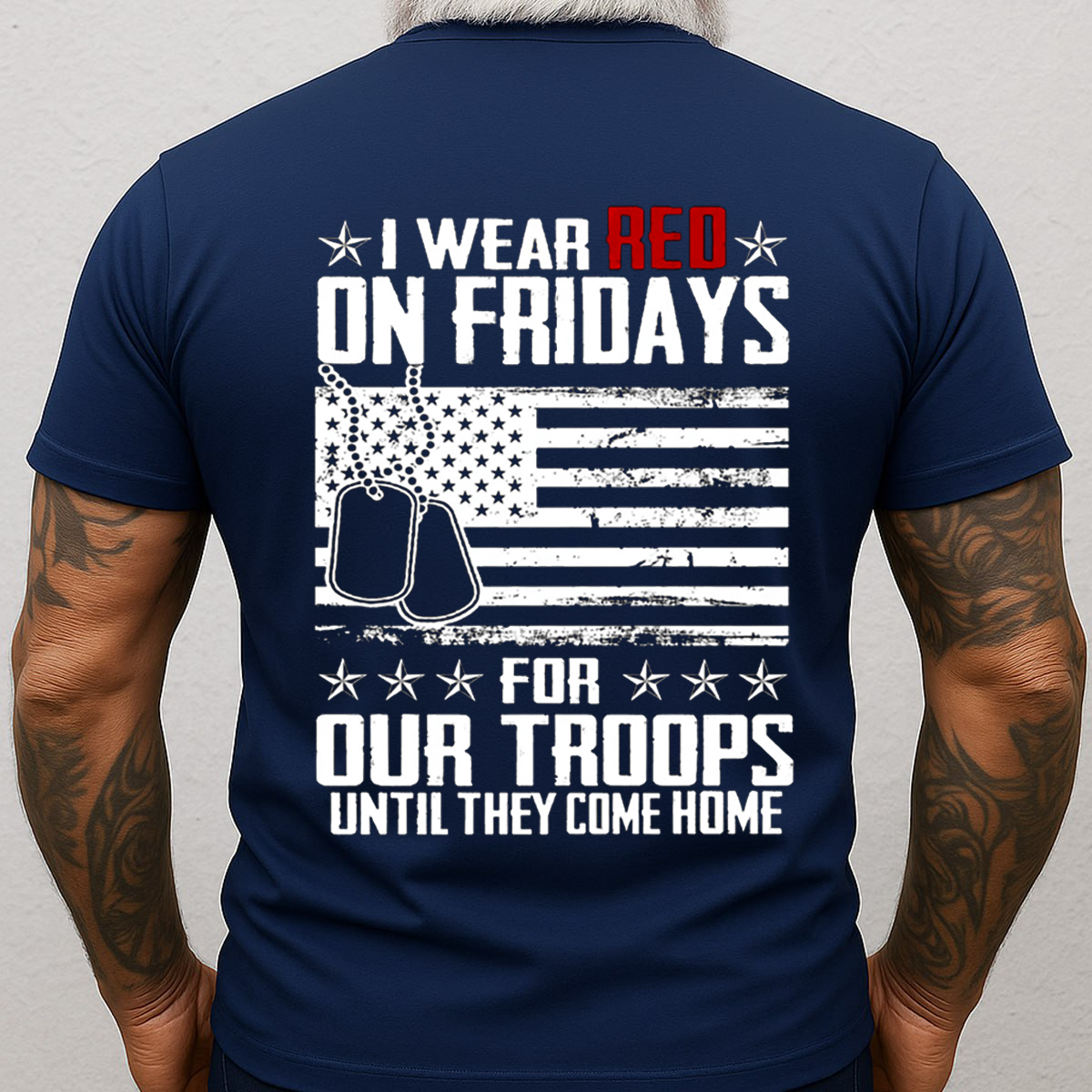 RED Friday Shirt, Sweatshirt, Hoodie – I Wear Red on Fridays for Our Troops Until They Come Home, Remember Everyone Deployed, Patriotic Military Support Tee, Gift for Veterans Day