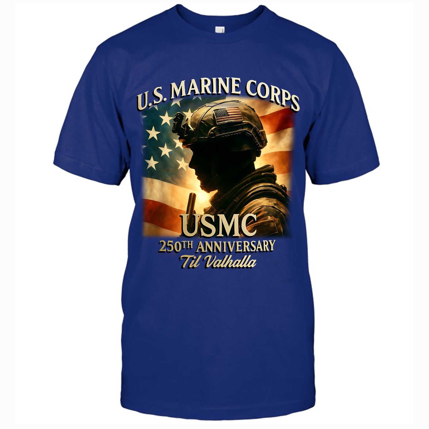 Marine Corps Anniversary Unisex Shirt, USMC Til Valhalla Tactical Tee