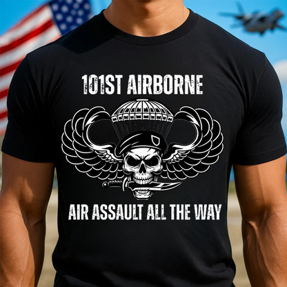 Air Assault 101st Airborne Shirt – Screaming Eagles Military Veteran Tee