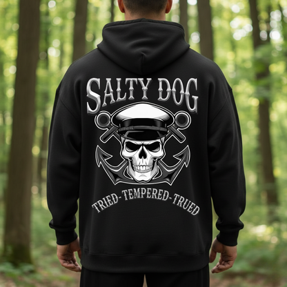 Salty Dog Sailor Shirt – Navy Veteran Anchor Skull – Tried Tempered Trued T-Shirt, SweatShirt, Hoodie, Gift for Veterans Day