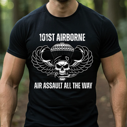 Air Assault 101st Airborne Shirt – Screaming Eagles Military Veteran Tee