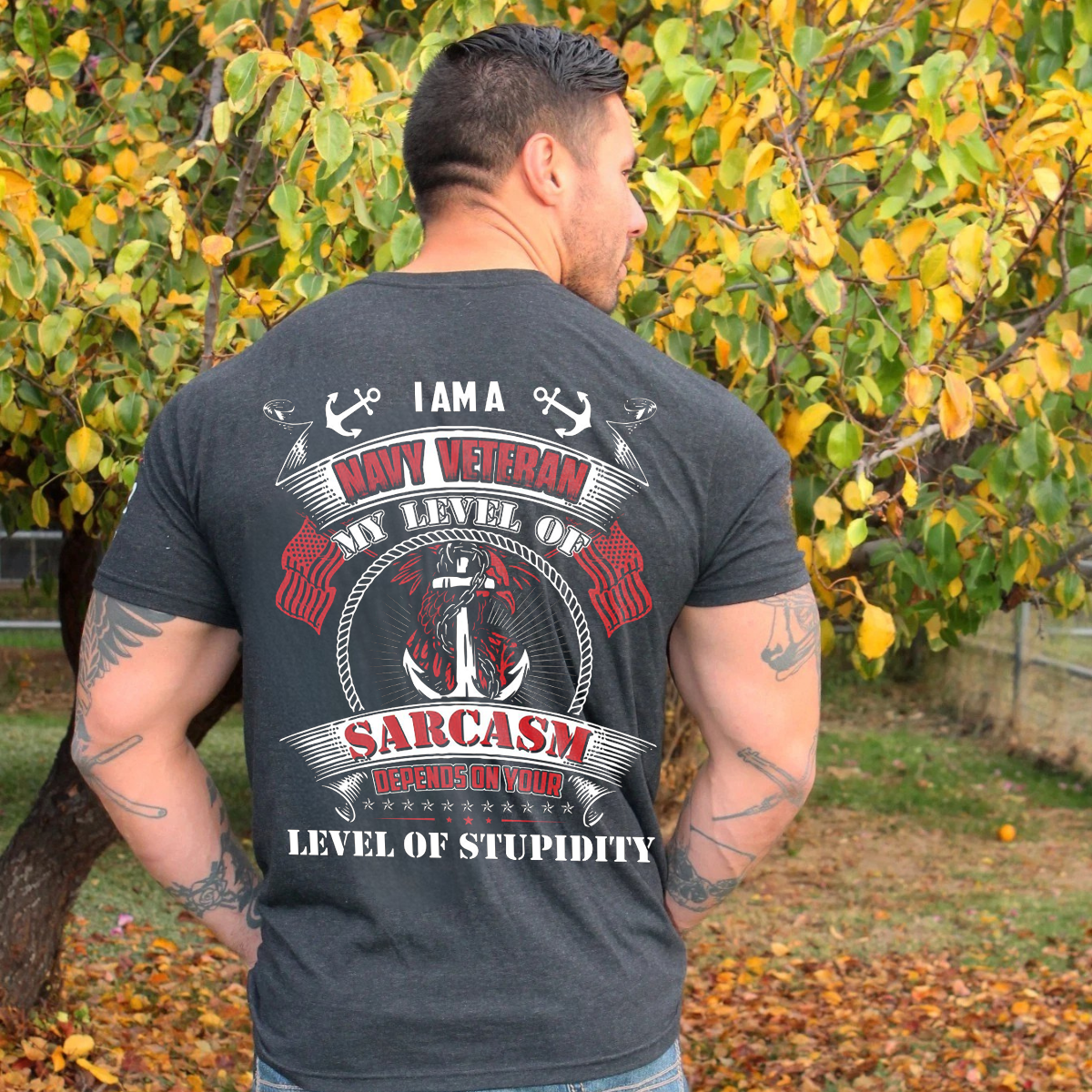 Navy Veteran Sarcasm Shir, Military Humor T-Shirt, Patriotic Veteran Apparel, Sarcasm Level Tee,  Veteran Pride Shirt, Military Humor Gift
