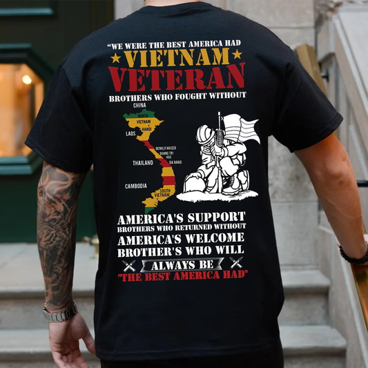 The Best America Had Proud, Vietnam Veteran Shirt, Military Patriotic Tee, Gift for Veterans Day