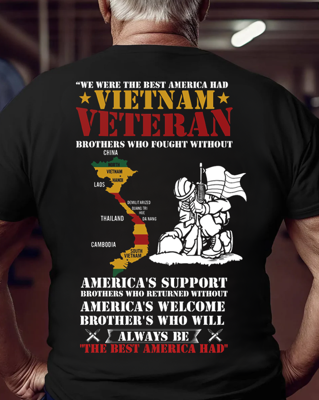 The Best America Had Proud, Vietnam Veteran Shirt, Military Patriotic Tee, Gift for Veterans Day
