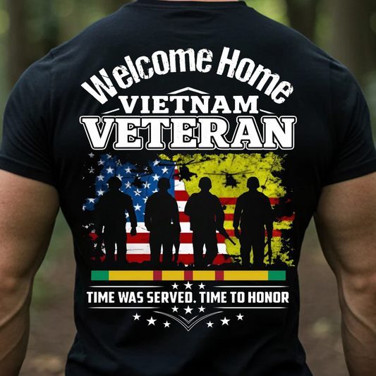 Welcome Home Vietnam Veteran T-Shirt, Vietnam Veteran Soldier Design, GIft for Veterans Day