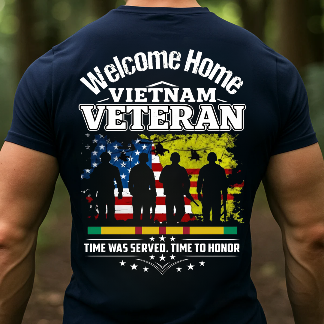 Welcome Home Vietnam Veteran T-Shirt, Vietnam Veteran Soldier Design, GIft for Veterans Day
