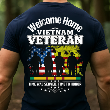 Welcome Home Vietnam Veteran T-Shirt, Vietnam Veteran Soldier Design, GIft for Veterans Day