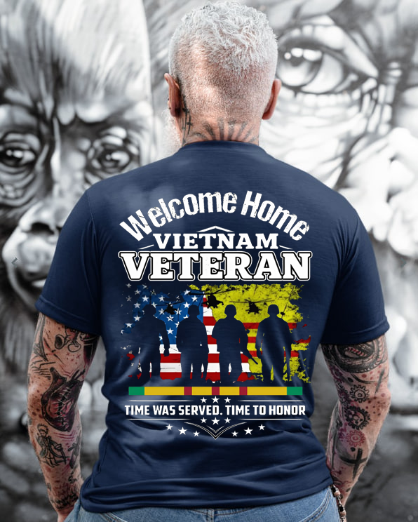 Welcome Home Vietnam Veteran T-Shirt, Vietnam Veteran Soldier Design, GIft for Veterans Day