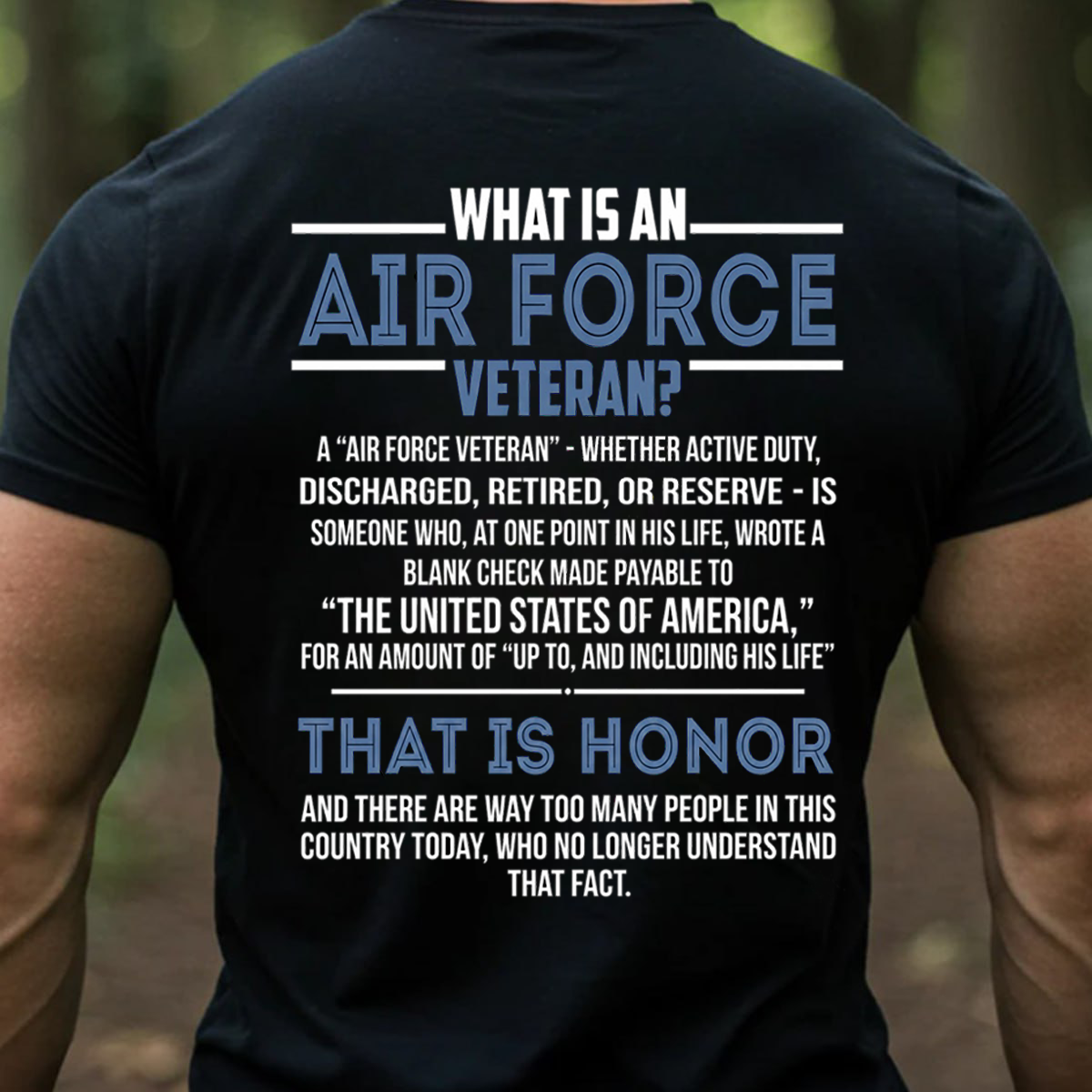 "What is Air Force Veteran", Proud USAF Military T-Shirt, SweatShirt, Hoodie, Gift for Veterans Day