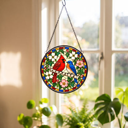 Backyard Songbird Harmony Suncatcher